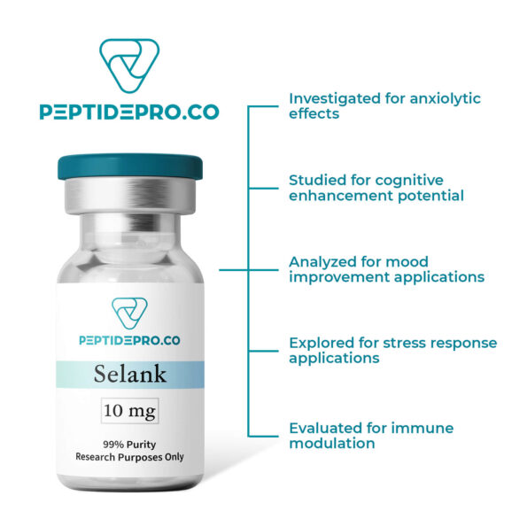 Selank research focus areas